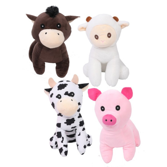11 Inch Soft Farm Animal Plush