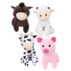 11 Inch Soft Farm Animal Plush