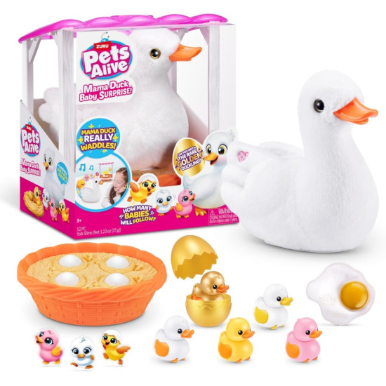 Zuru Peta Alive Mama Duck
