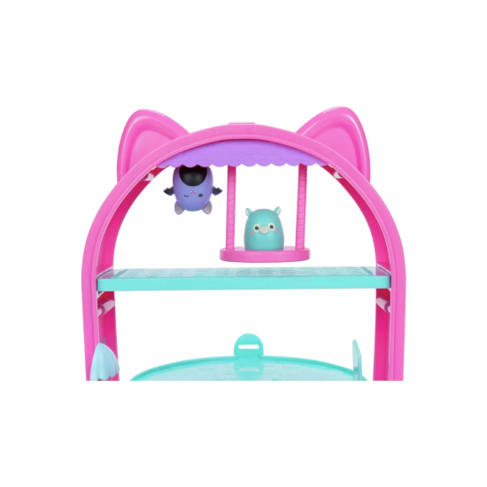 Squish-a-longs by Original Squishmallows Party Pack On-the-Go Playset - Series 1 - Three 1-Inch Mini-Squish with 9 Furnishings - Collect, Trade, & Play