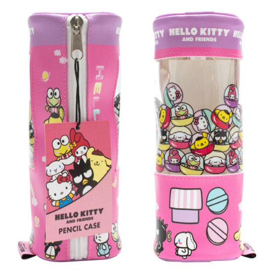 Hello Kitty Pencil Case Barrel Style/Zip