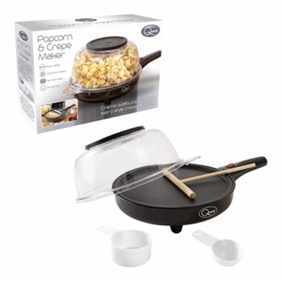 2 in 1 Popcorn & Crepe Maker