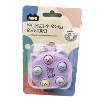 Mini Whack a Mole Key Chain Game