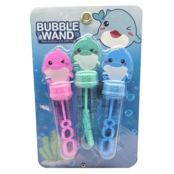 Dolphin Style Bubble Wand 3pk