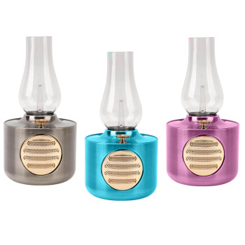 Lamp Speaker with Flame