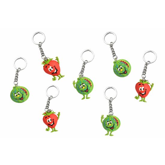 Fruit Face Keyring