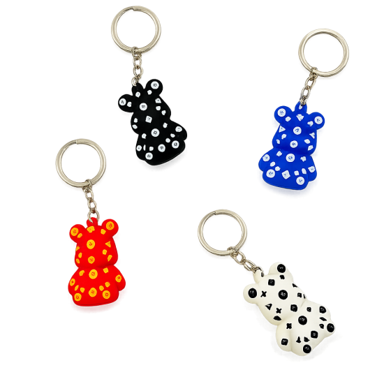 Spotty Bear Keyring 
