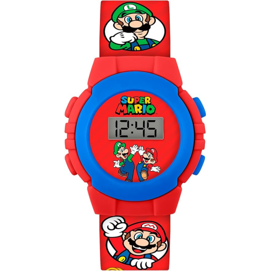 Mario LCD Round Watch