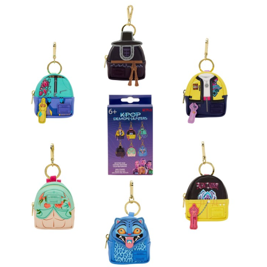 K-Pop Demon Hunters Mystery  Backpack Bag Clips