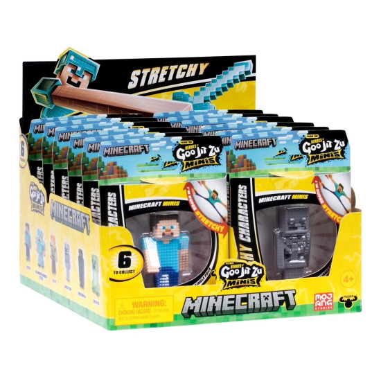 Goo Jit Zu  Minecraft Stretchy Minis