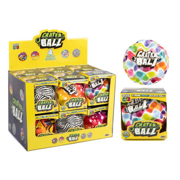 Patterned Crater Ball Assorted Patterns  4 to Collect