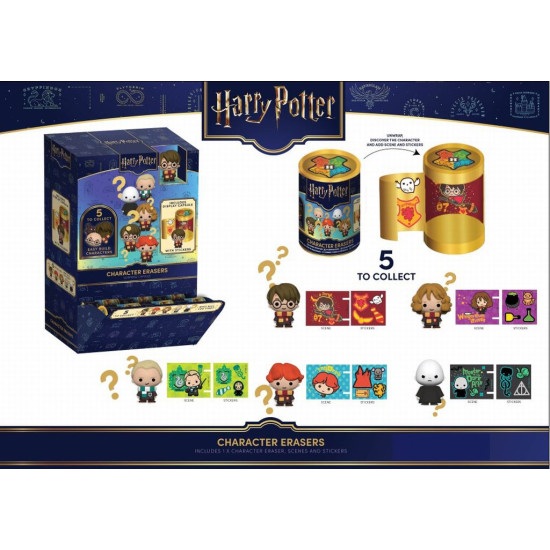 Harry Potter 3D Character Erasers