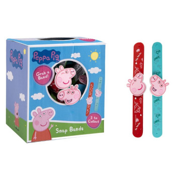 Peppa Pig Silicone Snap Bands