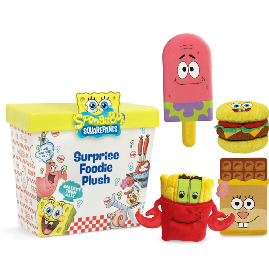 SpongeBob SquarePants Surprise Foodie Plush Set
