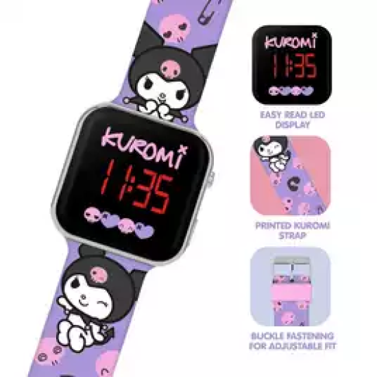 Kuromi LED Square Watch