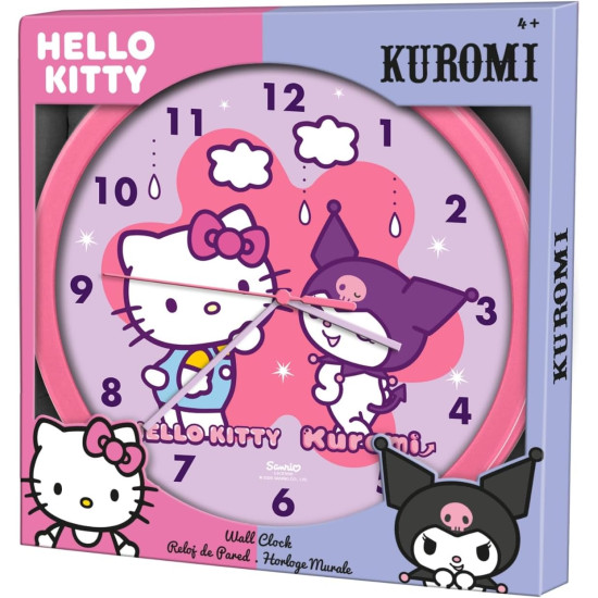 Hello Kitty/Kuromi Wall Clock