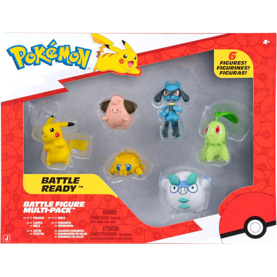 Pokémon Battle 6 Figure Pack Multi-Pack