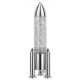 Glitter Rocket Novelty Lamp