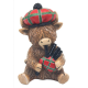 Highland Cow with Bagpipes Figurine 