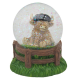 Highland Cow Water Globe