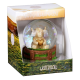 Highland Cow Heart Snow Globe