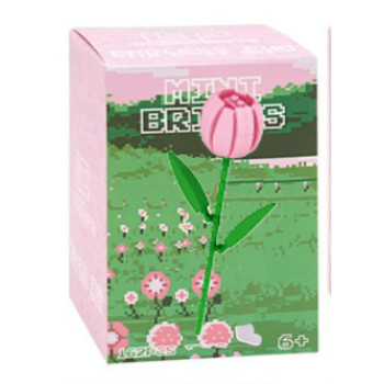 Mini Brick Floral Stem Flowers  Build Your Own Flower 6 to Collect