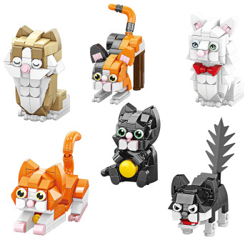 Mini Brick Cats  Build Your Own Cats 6 to Collect