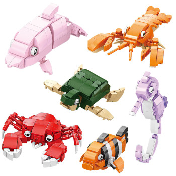 Mini Brick Sealife  Build Your Own 6 to Collect