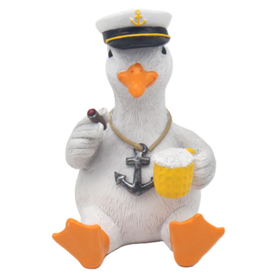 Novelty Seagull Figurine Beer
