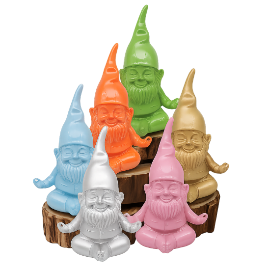 Novelty Gnome Figurine Yoga