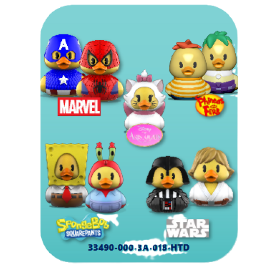 Duckalooz Marvel/Star Wars/Spongebob
