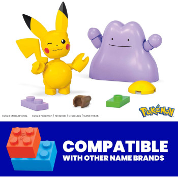 MEGA Pokémon Action Figure Building Toys Set, Poké Ball 2-Pack
