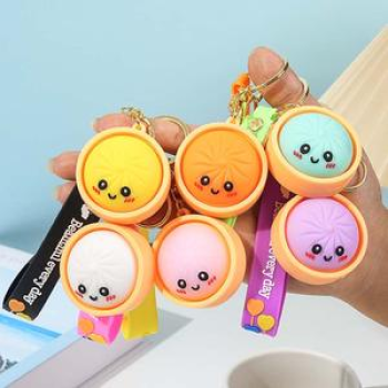 Mini Dumpling Bagclip Keyring