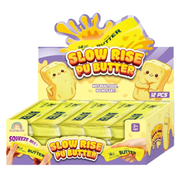 14oz Butter Squishies Stress  Jumbo Slow Rising Sensory Squeeze Toys, Big Butters Stick Fidget Toys for Adults & Kids Stress Anxiety Relief