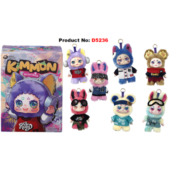 KIMMON 7.5 Inch New Street Rock Boxed Plush