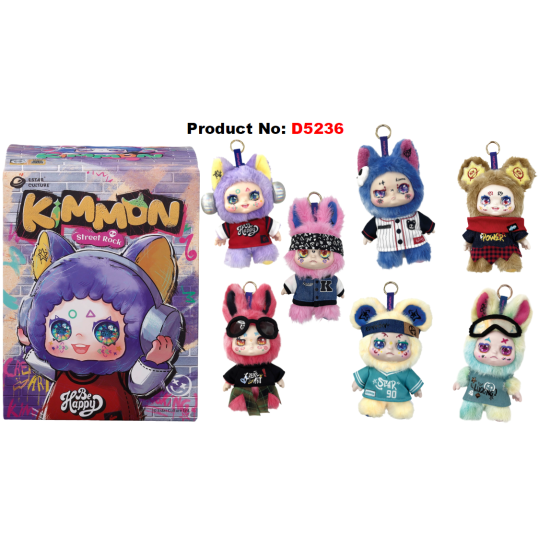 KIMMON 7.5 Inch New Street Rock Boxed Plush