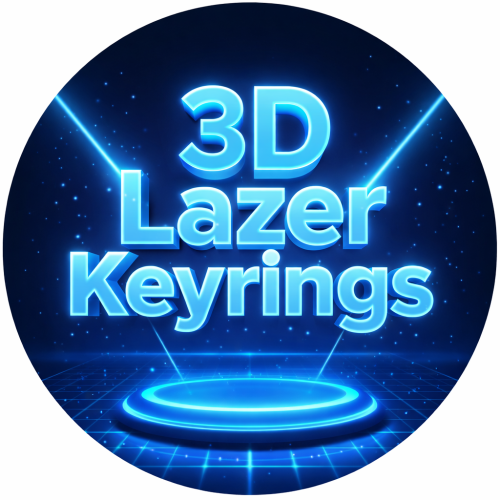 3D Lazer Keyrings