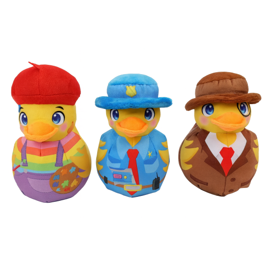 8 Inch Plush Duck With Hat