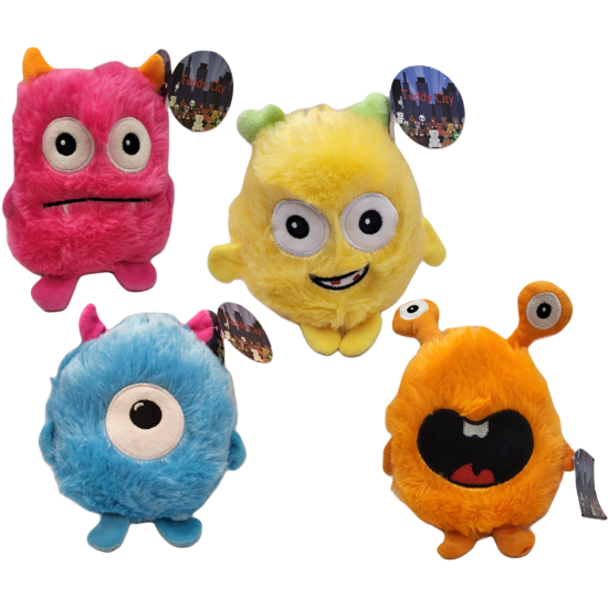 6" Plush – Assorted Monster Style {Collect all 4 )